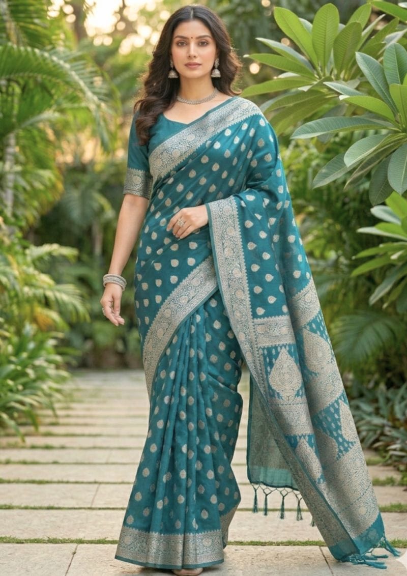 mauve plum banarasi silk saree with intricate gold zari floral work