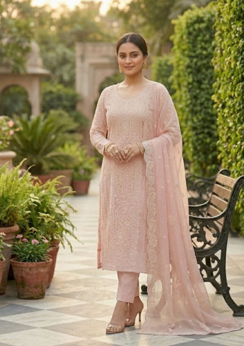 black printed cotton kurta set with tie and dye dupatta