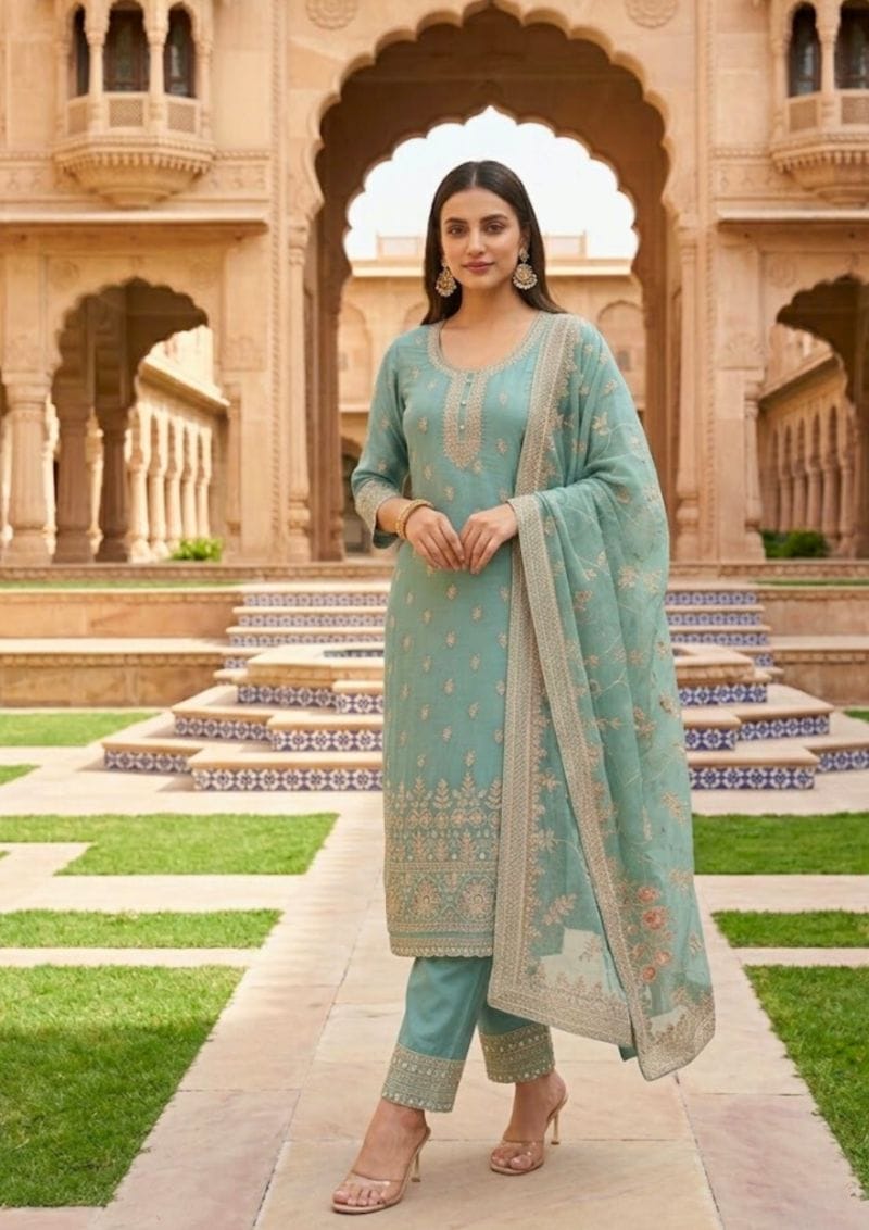 black printed cotton kurta set with tie and dye dupatta